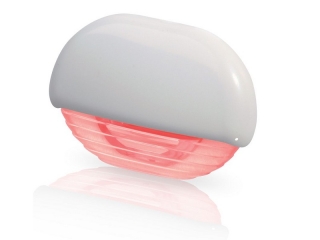 Red LED Easy Fit Step Lamp – courtesy STEP Red Led Lamp with White Cap