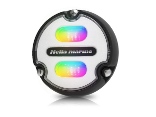 Apelo A1 Luz LED Subaquática RGB Multicolor c/ face branca e base de polímero térmico preto