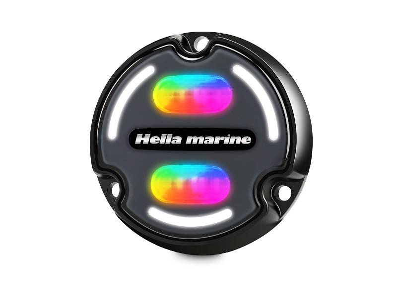 Apelo A2 Aluminum RGB Underwater LED Light w/ Charcoal front face