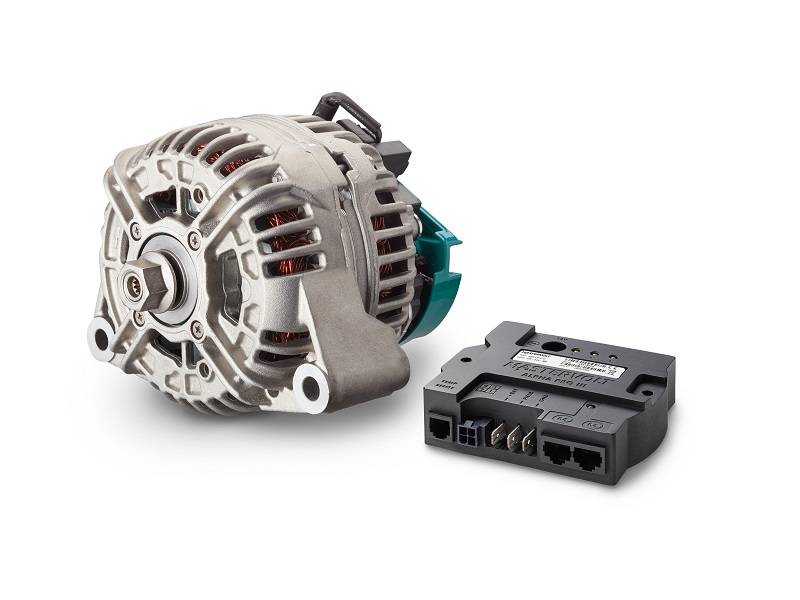 Alpha Compact 14/120 – 12V | 120 A Alternator with Alpha Pro charge regulator