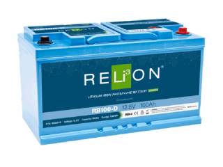 RB100-D 12V | 100Ah | 1280Wh deep cycle DIN lithium battery