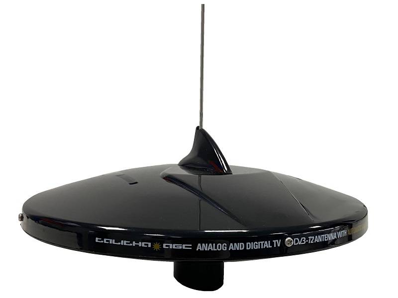 TALITHA AGC DAB – TV | FM | DAB – 20dB automatic gain control antenna. Black version.