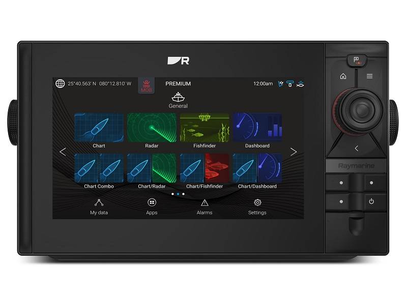 AXIOM 2 PRO 9 S – Display Multifunções HybridTouch de 9” c/ Sonda CHIRP Integrada