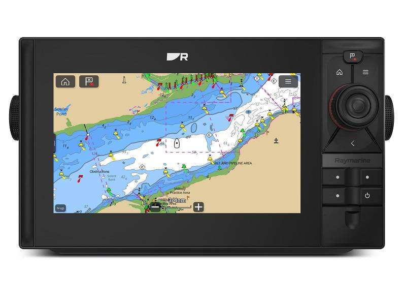 AXIOM 2 PRO 9 S – Display Multifunções HybridTouch de 9” c/ Sonda CHIRP Integrada