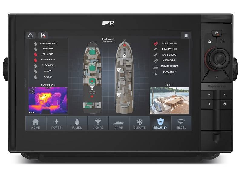 AXIOM 2 PRO 12 S – Display Multifunções HybridTouch de 12” c/ Sonda High CHIRP