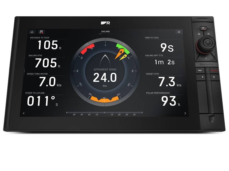 AXIOM 2 PRO 16 S – Display Multifunções HybridTouch de 15.6” c/ Sonda High CHIRP