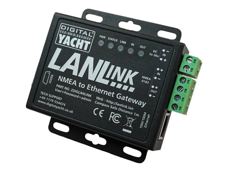 LANLINK CONVERSOR NMEA 2000 - ETHERNET LANLINK CONVERSOR NMEA 2000 - ETHERNET