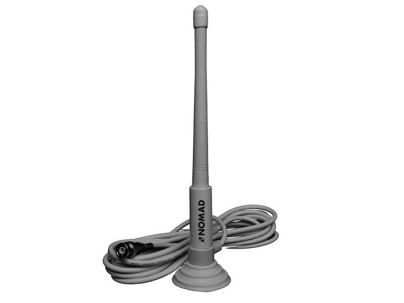 QMAX – Compact VHF antenna w/ sucker cup style mounting for NOMAD AIS System