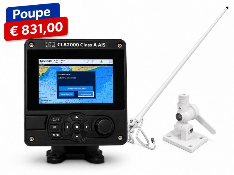 Pack AIS Classe A CLA2000 com antena e suporte